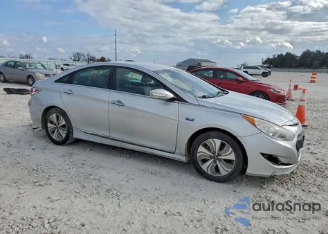 2013 Hyundai Sonata Hybrid z USA, uszkodzony, nr VIN KMHEC4A43DA098975